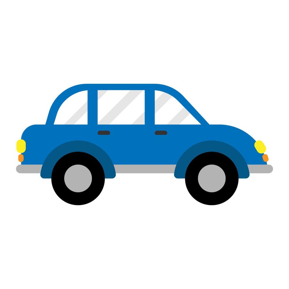 illustration de plat de véhicule de voiture vecteur