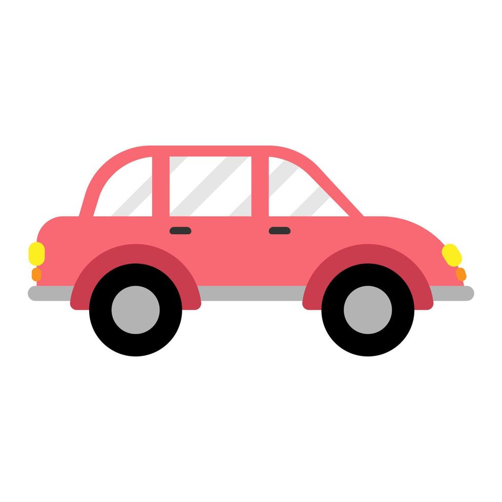 illustration de plat de véhicule de voiture vecteur