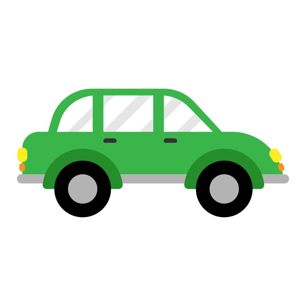 illustration de plat de véhicule de voiture vecteur