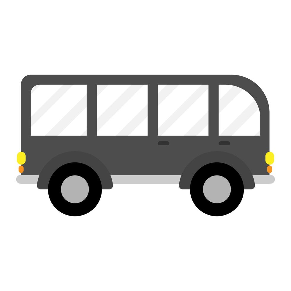 illustration de plat de véhicule de voiture vecteur