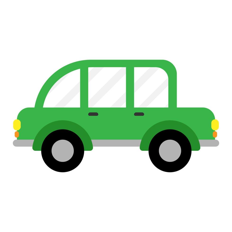 illustration de plat de véhicule de voiture vecteur