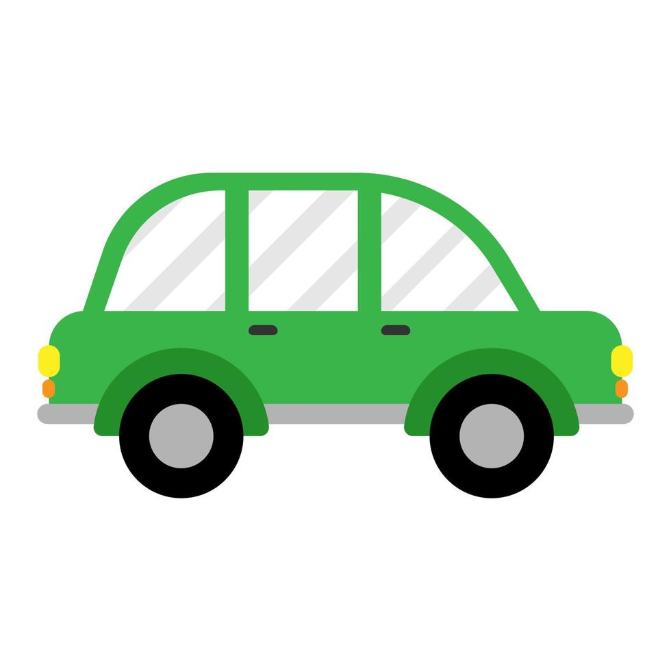 illustration de plat de véhicule de voiture vecteur