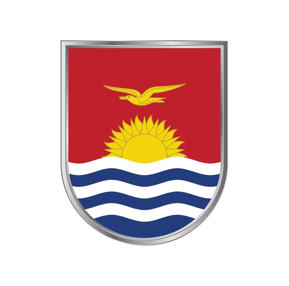 vecteur de drapeau de kiribati