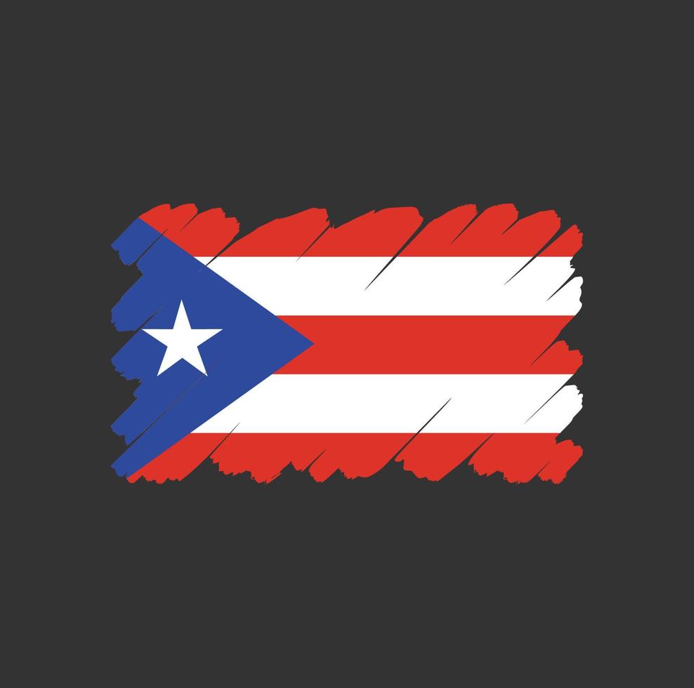 vecteur gratuit de signe de symbole de drapeau de porto rico