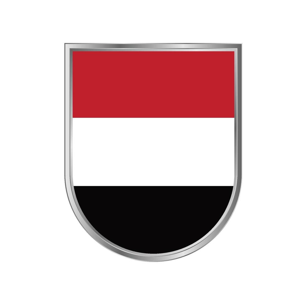 vecteur de drapeau du Yémen