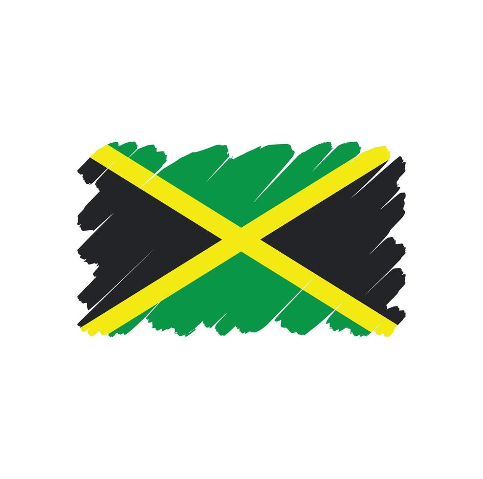 vecteur gratuit de signe de symbole de drapeau de la jamaïque
