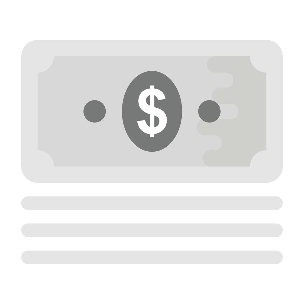 concepts de billets d'un dollar vecteur