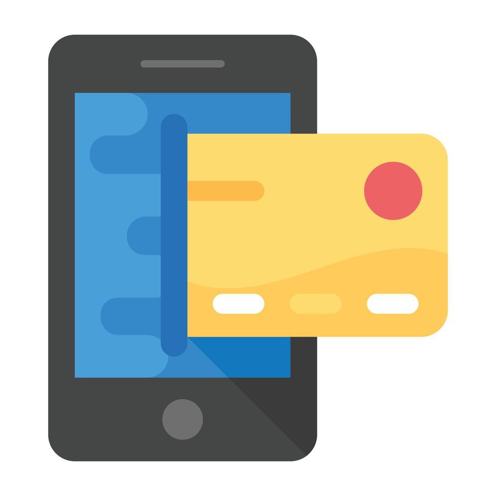 concepts de paiement mobile vecteur