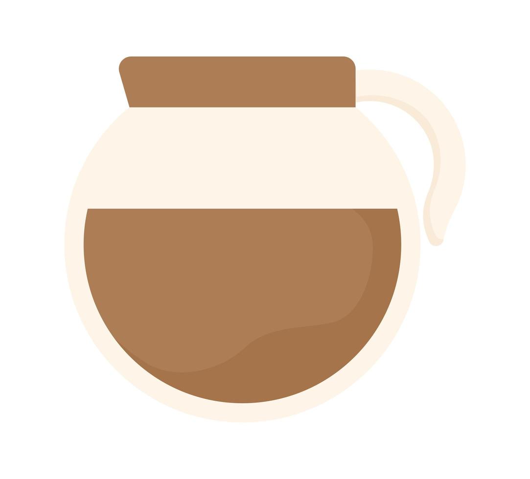 icône de pot de café vecteur