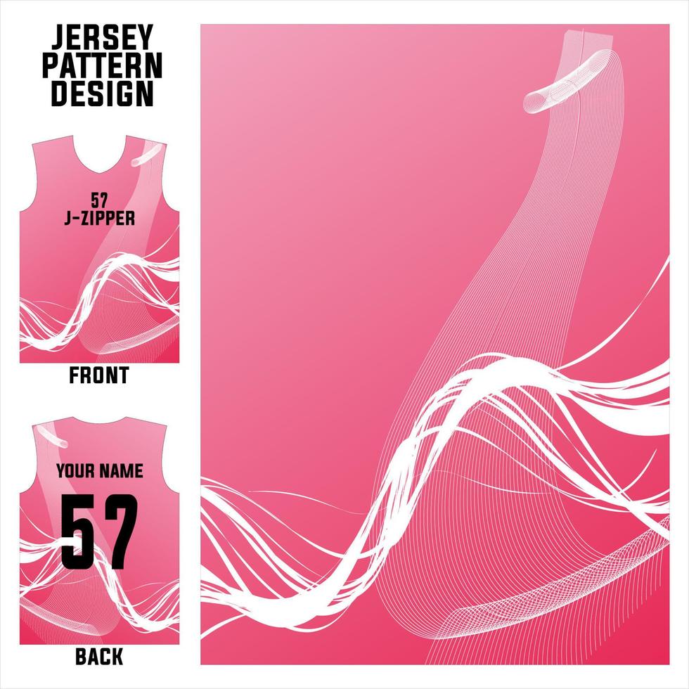 modèle de modèle de jersey vecteur concept abstrait pour l'impression ou la sublimation uniformes de sport football volley-ball basket-ball e-sport cyclisme et pêche