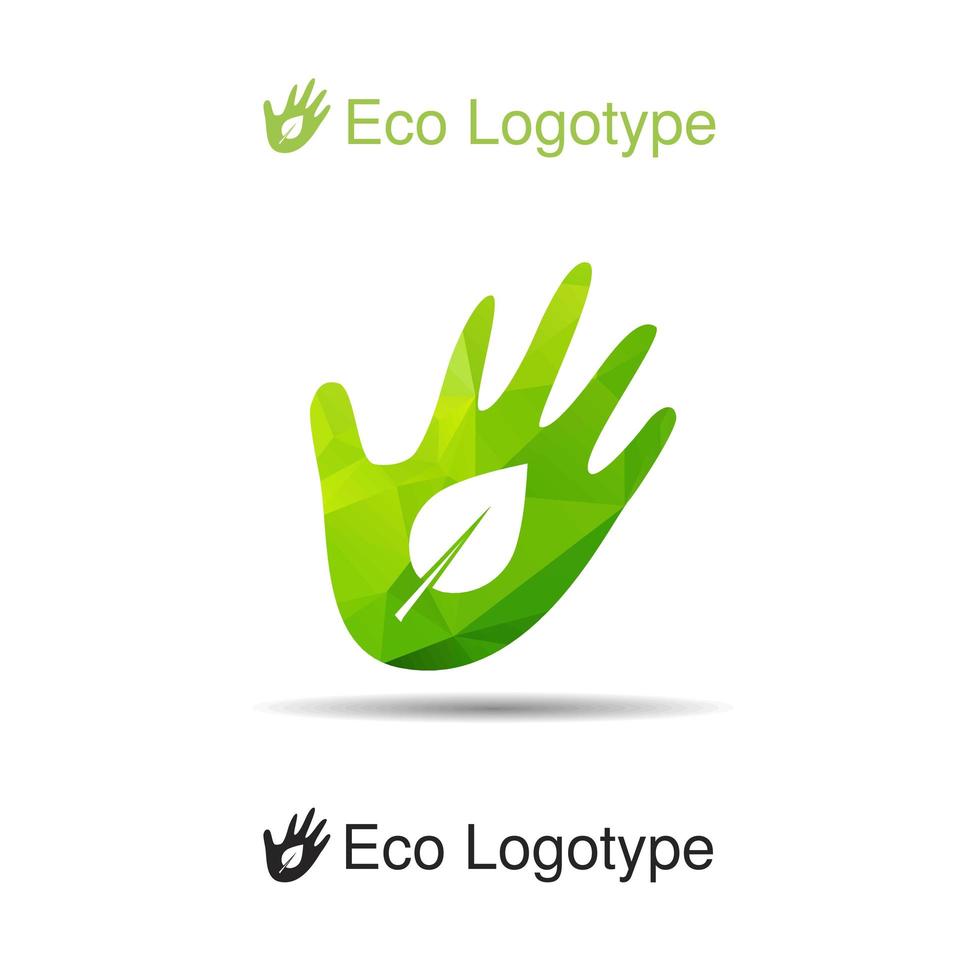 logo ou icône de l'écologie vectorielle, logotype de la nature vecteur