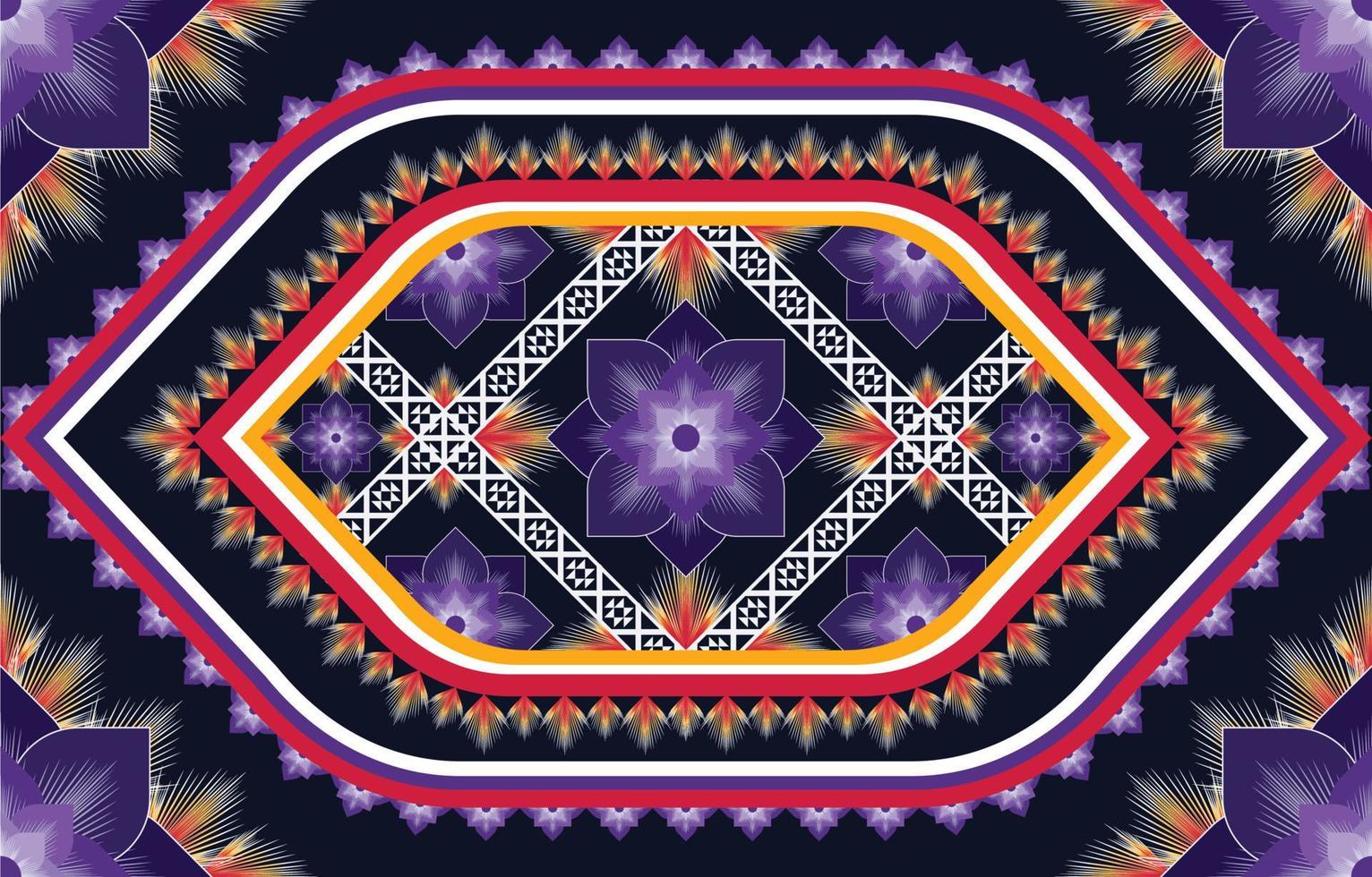 motif ethnique tissu texture géométrique vecteur aztèque oriental illustration rétro carreaux de céramique
