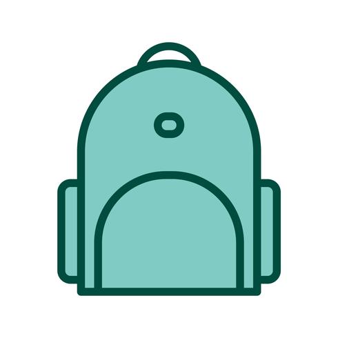 conception d&#39;icône de sac à dos vecteur
