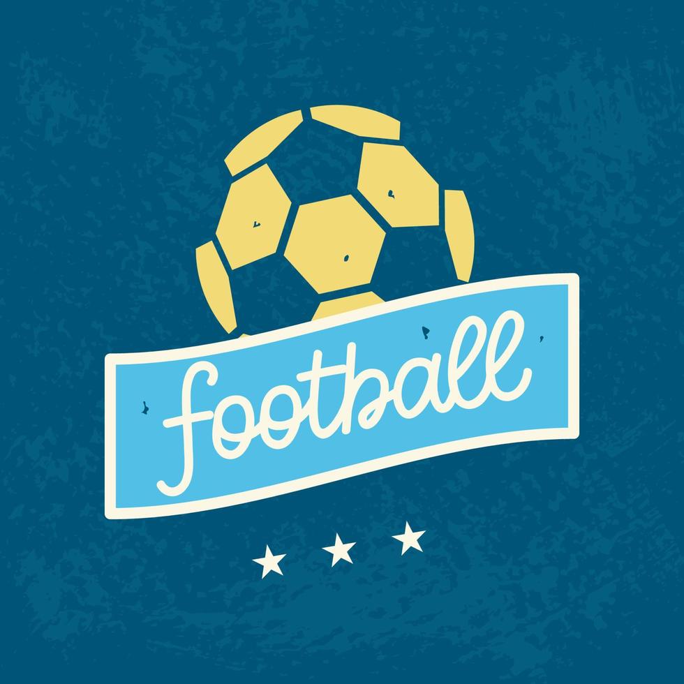 modèle de logo de football vectoriel