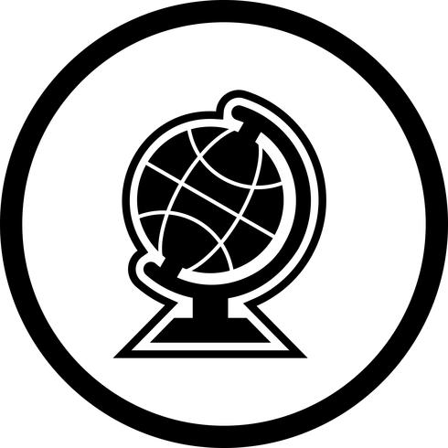 conception d&#39;icône de globe vecteur