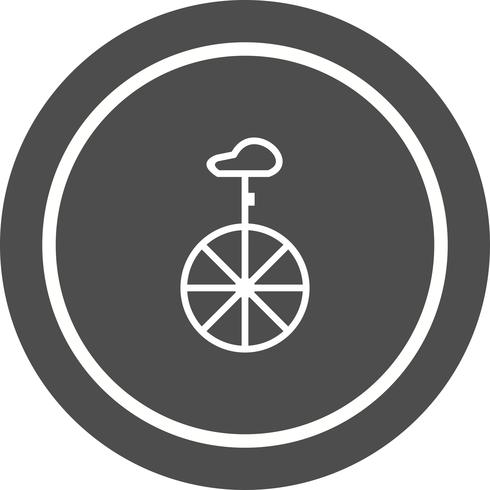 Design d&#39;icône de monocycle vecteur