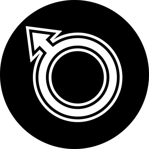 Conception d&#39;icône masculine vecteur