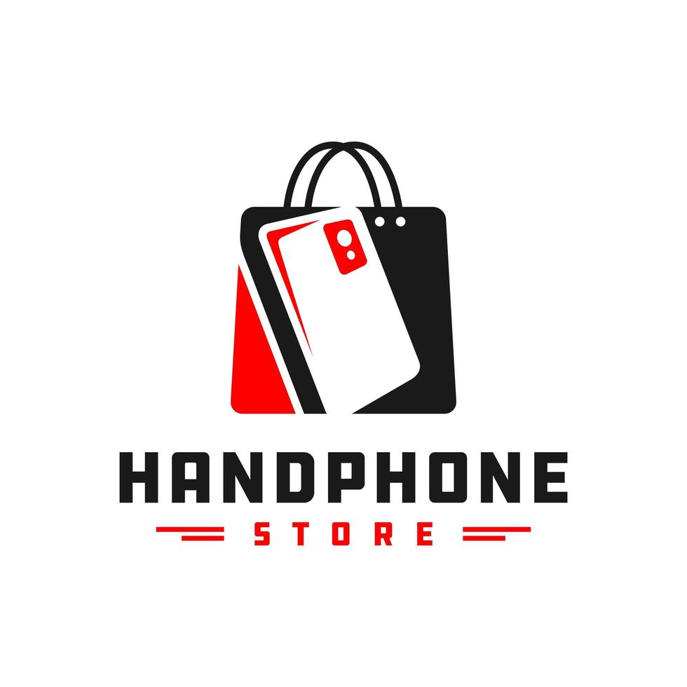 logo de magasin de téléphonie mobile vecteur