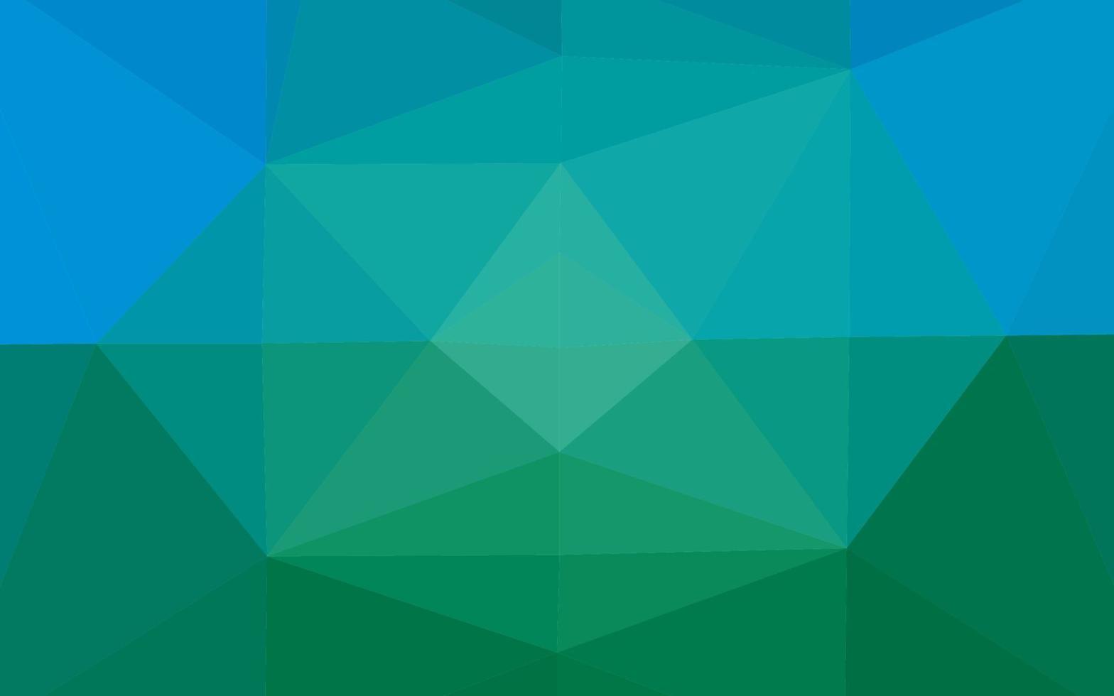fond polygonale de vecteur bleu clair, vert.