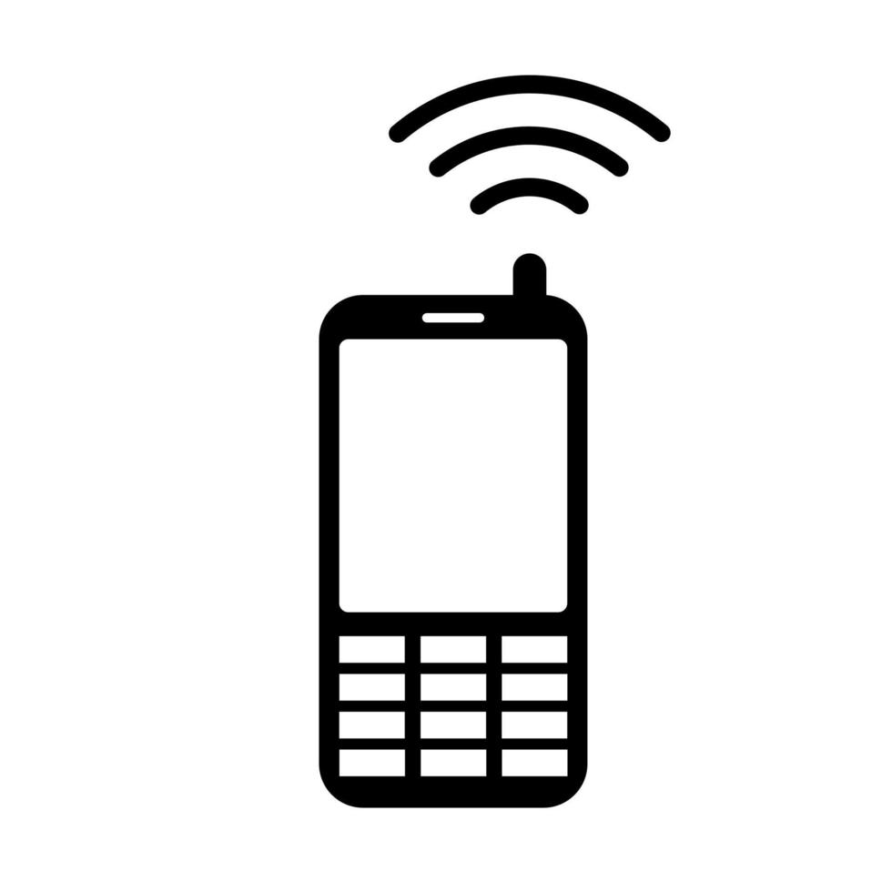 icône de téléphone symbole d'icône de téléphone pour l'application et la messagerie vecteur