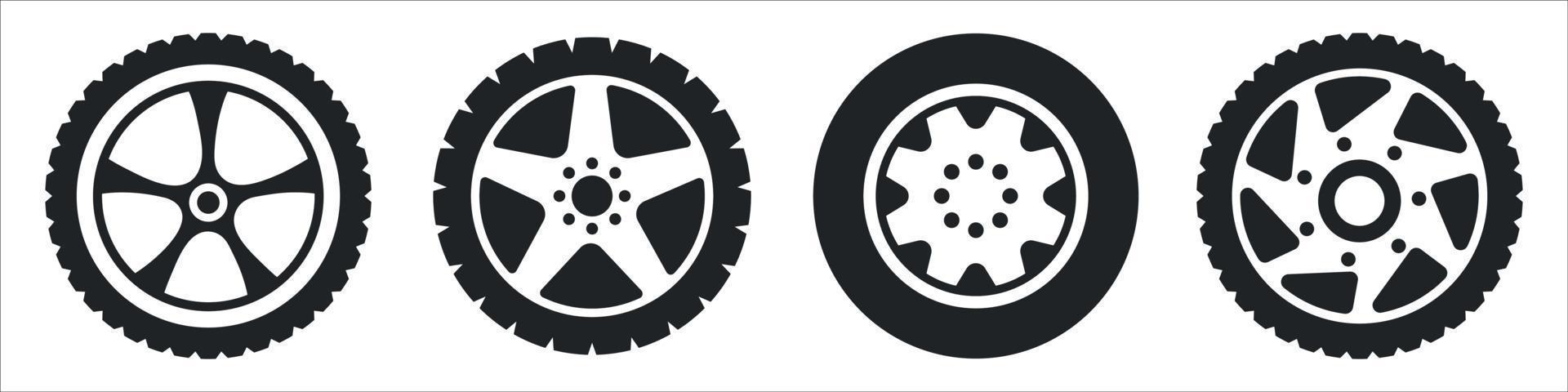 résumé de roue de voiture vecteur