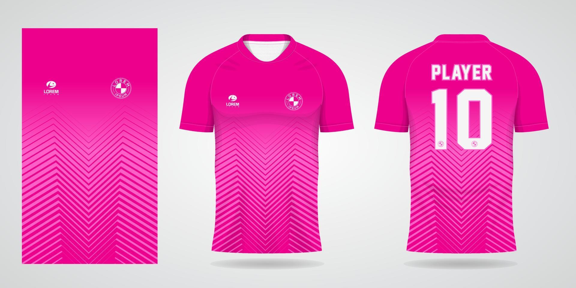 modèle de maillot de sport pour la conception de chemise uniforme de football vecteur