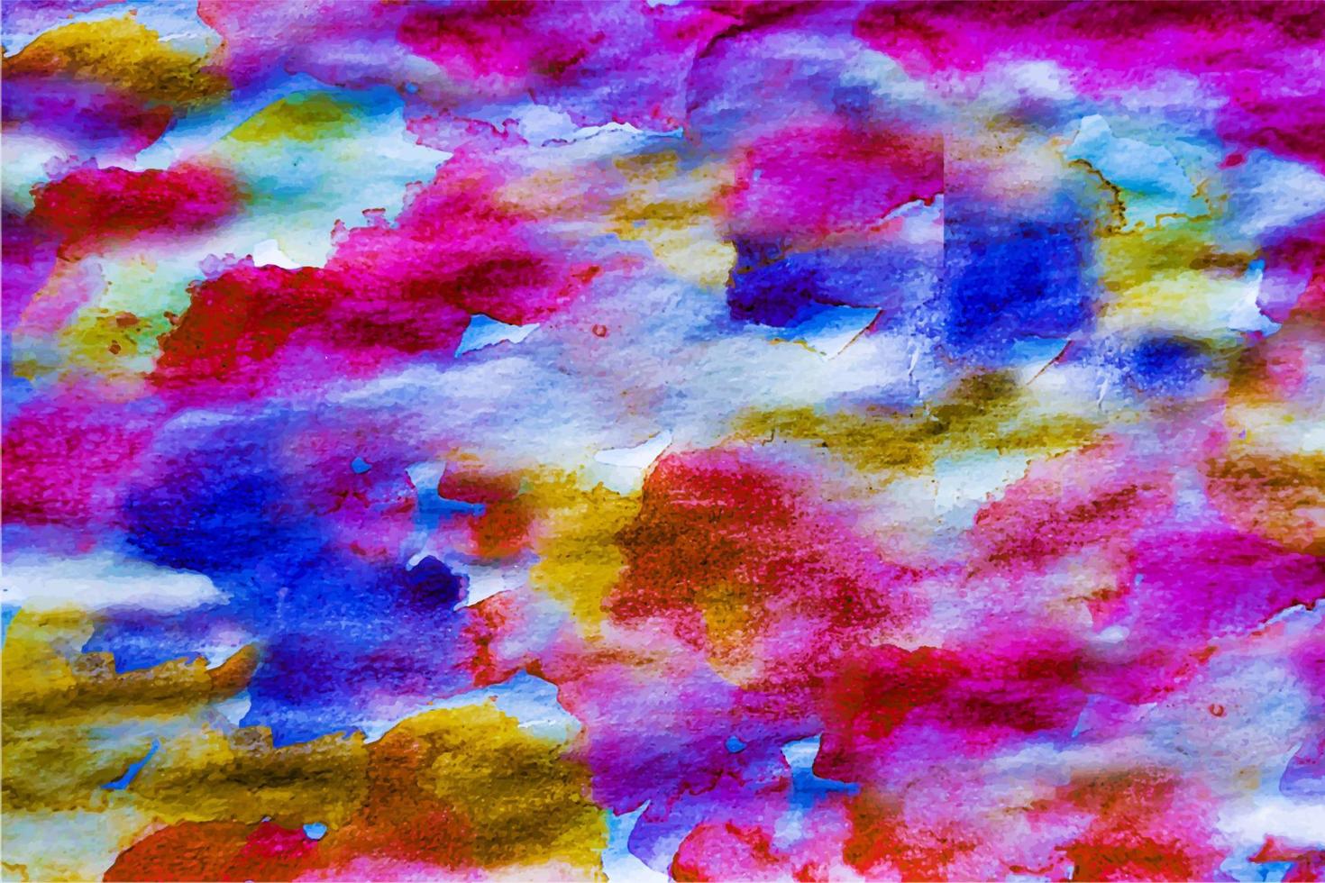 abstrait multicolore, avec des coups de pinceau aquarelle fluides de différentes couleurs. éclaboussures de couleurs dégradés subtils. vecteur