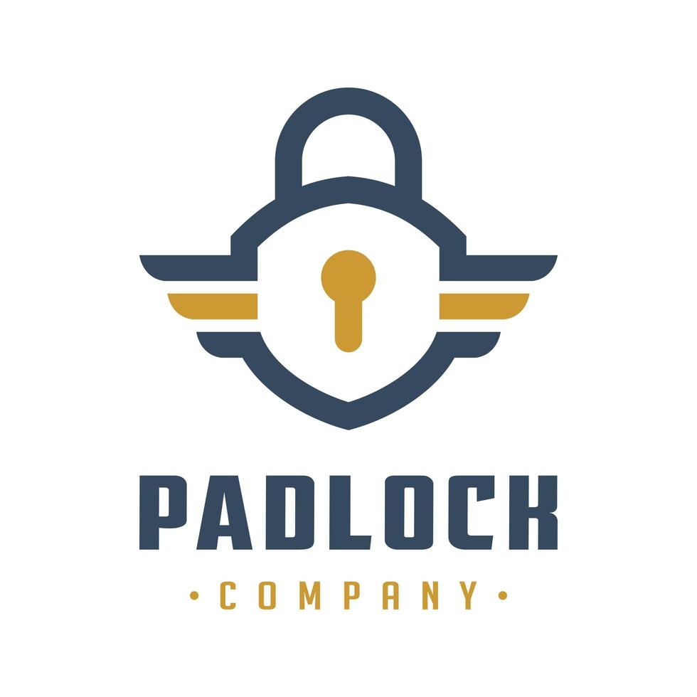 création de logo de cadenas de sécurité internet vecteur