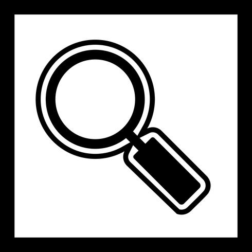 Rechercher Icon Design vecteur