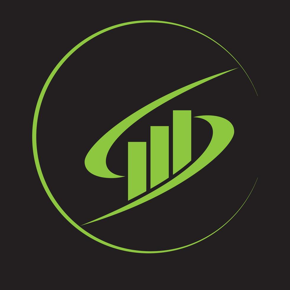logo financier vectoriel créatif adapté aux compagnies d'assurance financières et financières