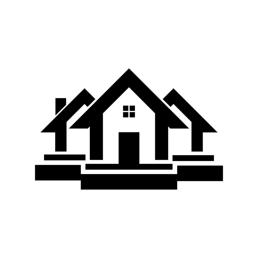 logo de la maison. icône de la maison. vecteur d'icône de maison isolé sur fond blanc. vecteur de logo à la maison.