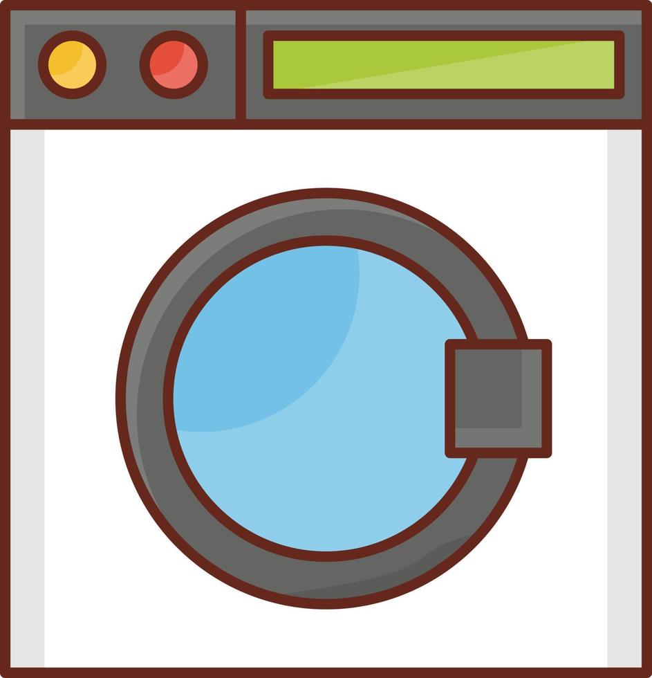 illustration vectorielle de lavage sur un fond transparent. symboles de qualité premium. icône de couleur plate de ligne vectorielle pour le concept et la conception graphique. vecteur