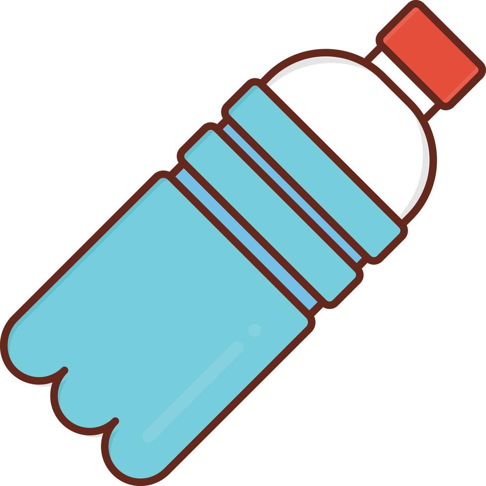 illustration vectorielle de bouteille sur un fond transparent. symboles de qualité premium. icône de couleur plate de ligne vectorielle pour le concept et la conception graphique. vecteur