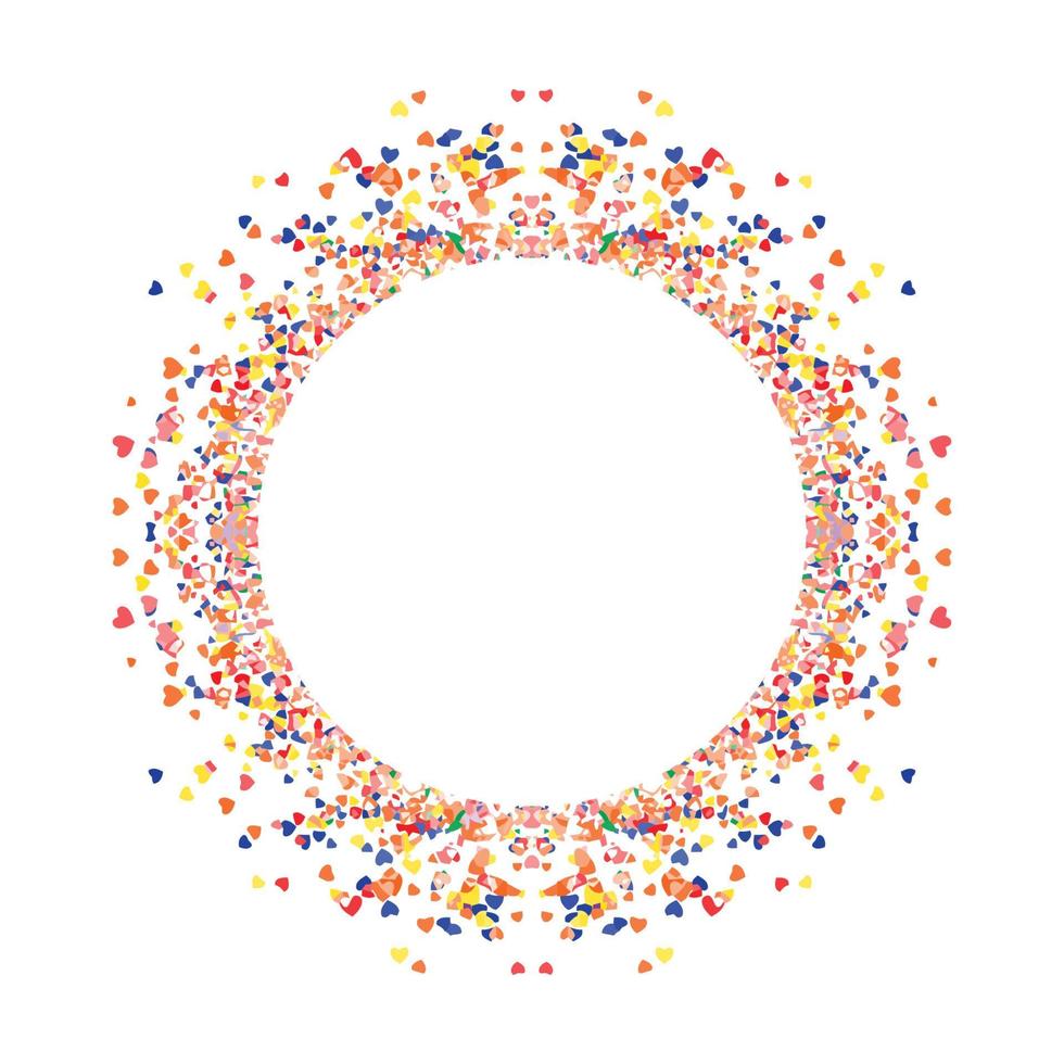 cercle cadre abstrait rafale vecteur