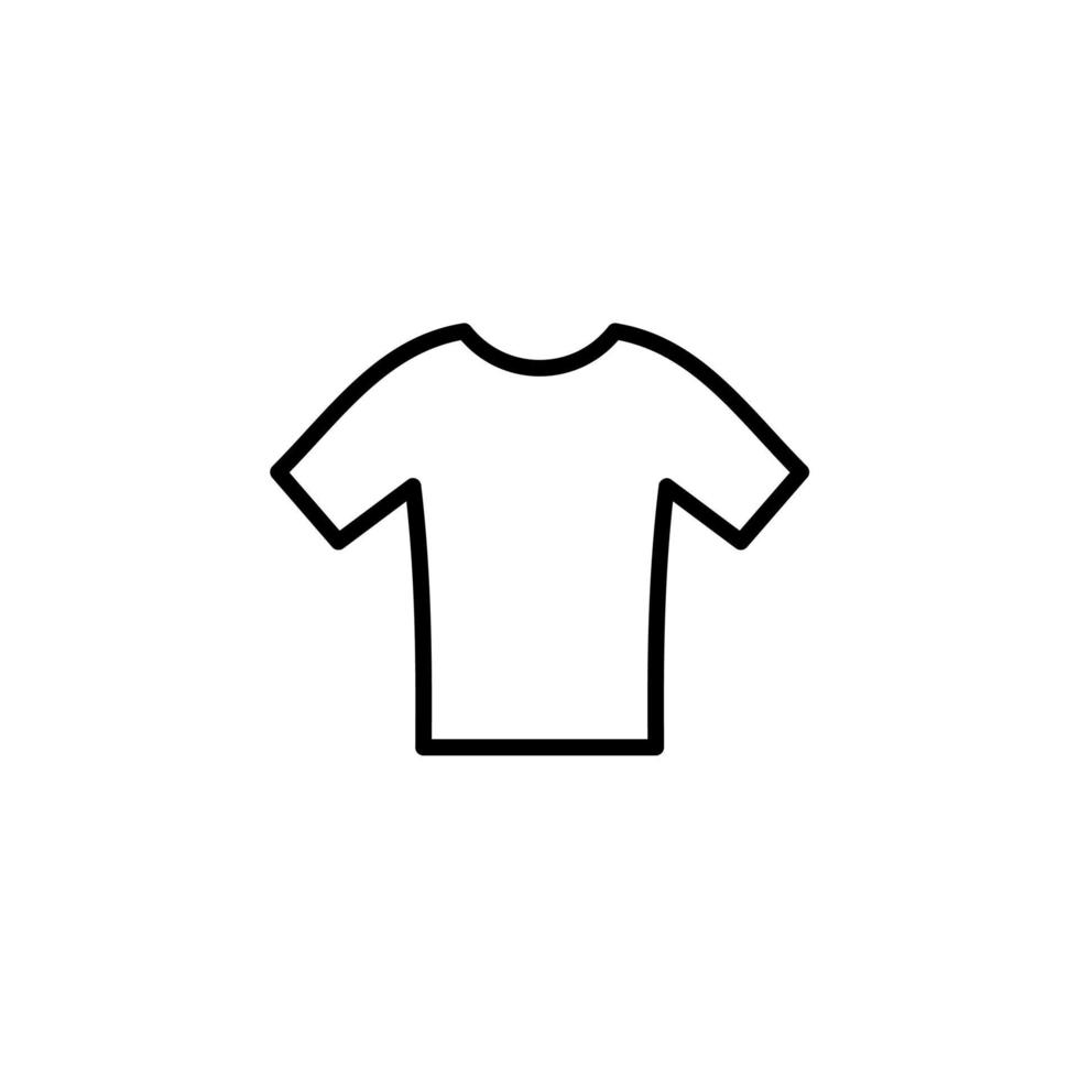 chemise, mode, polo, icône de ligne de vêtements, vecteur, illustration, modèle de logo. convient à de nombreuses fins. vecteur