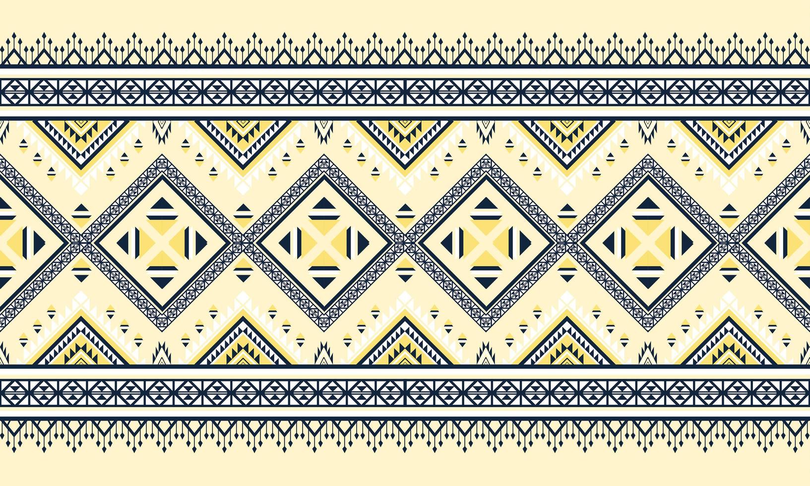 motif ethnique géométrique. tapis, papier peint, vêtements, emballage, batik, tissu, style de broderie d'illustration vectorielle. vecteur