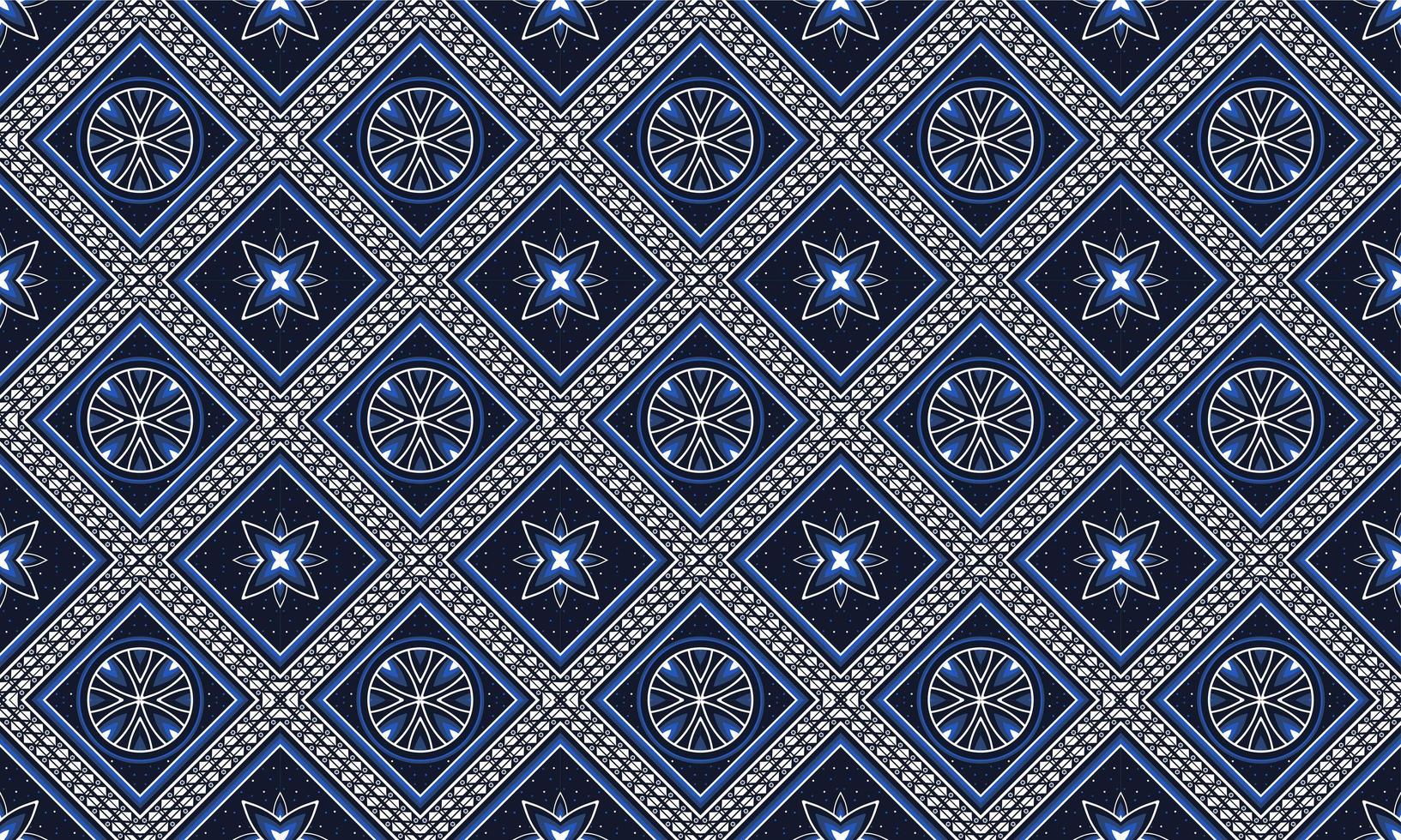 motif oriental ethnique géométrique design traditionnel pour le fond, tapis, papier peint, vêtements, emballage, batik, tissu, illustration vectorielle. style de broderie. vecteur