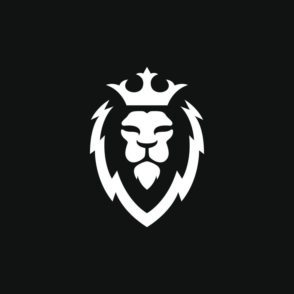 conception de vecteur de logo de lion