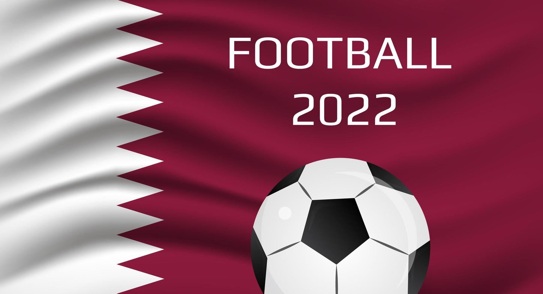 compétition de football en vecteur de l'année 2022. abstrait dégradé rouge.