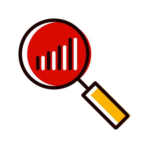 Conception d&#39;icône d&#39;analyse vecteur