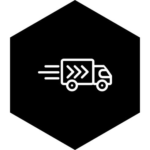 Conception d&#39;icône de camion de livraison vecteur
