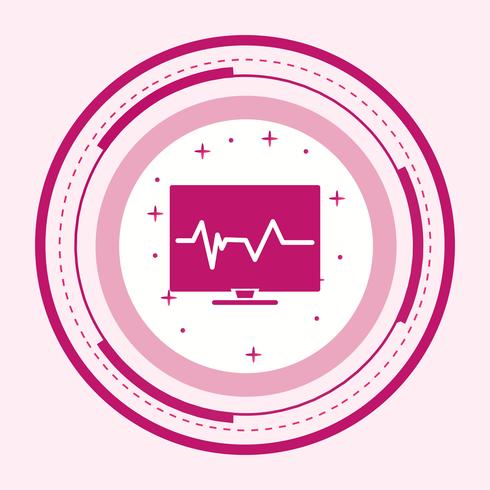 conception d&#39;icône de pouls vecteur
