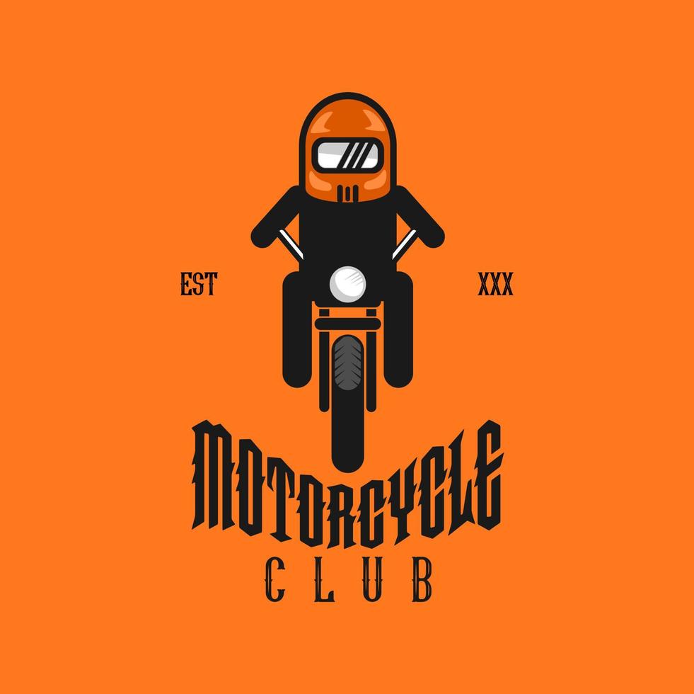 club de moto, vecteur de club de moto illustration