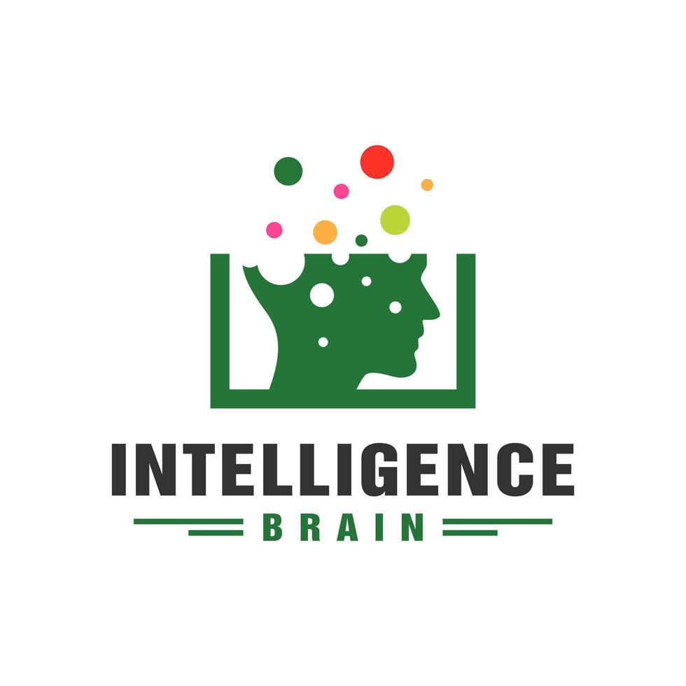 logo de la technologie de l'intelligence artificielle vecteur