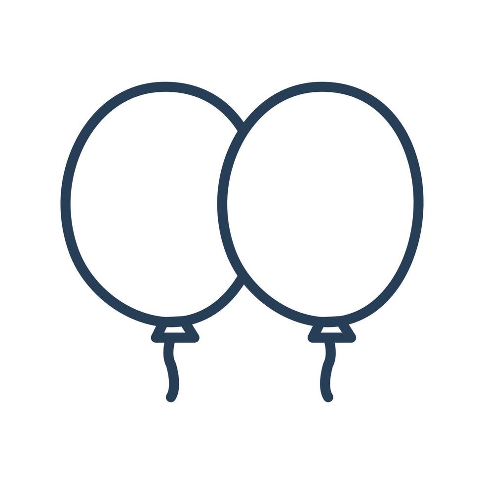 ballon pour le web, présentation, logo, symbole d'icône. vecteur