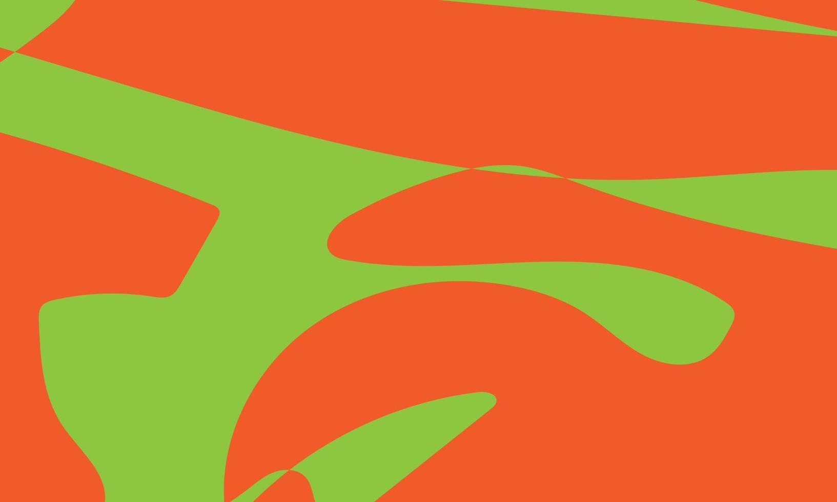fond orange et vert vecteur