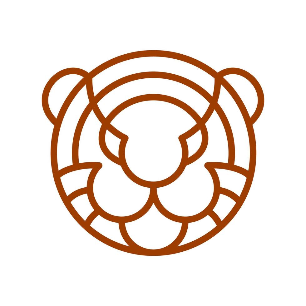 tigre logo icône symbole vecteur graphisme