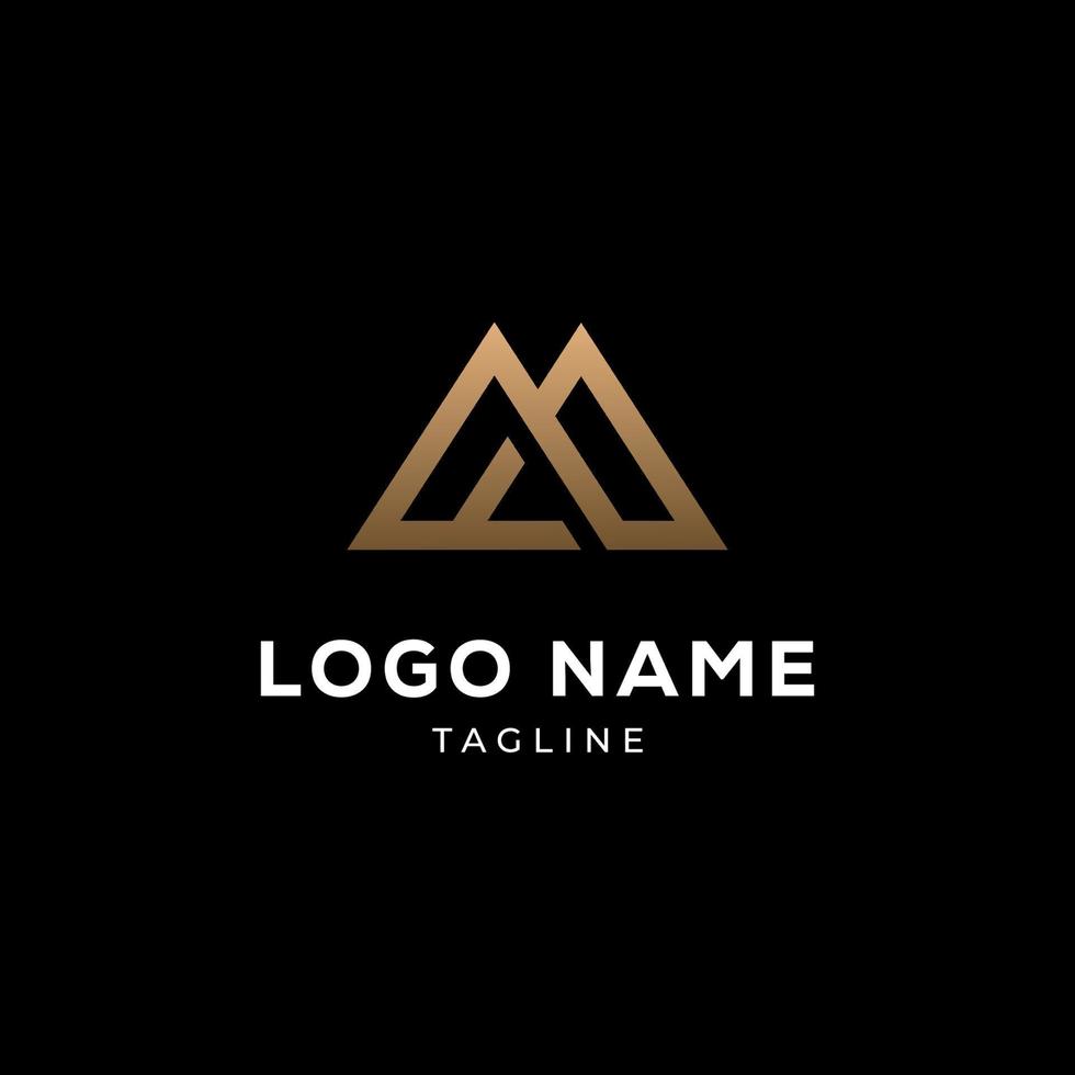 lettre initiale minimaliste aa, concept d'icône de logo. modèle de conception d'emblème alphabet minimal créatif. symbole graphique pour l'identité de l'entreprise. Élément graphique vectoriel créatif.