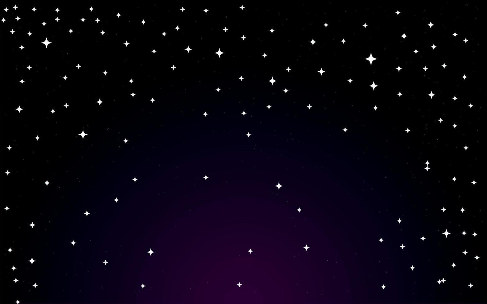 ciel nocturne étoiles tombant berceuse fond d'écran violet noir fond sombre vecteur