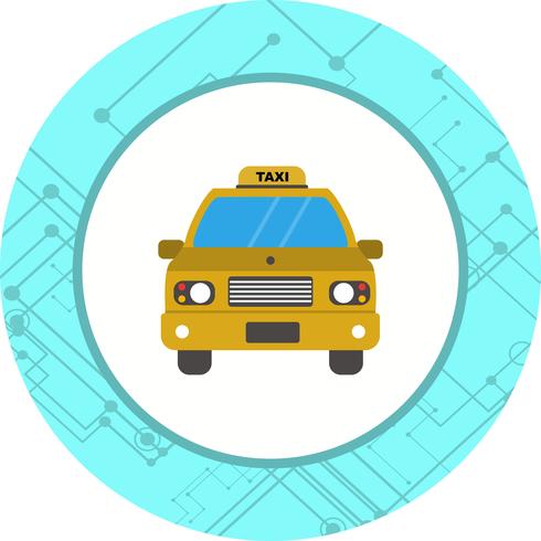 conception d&#39;icône de taxi vecteur